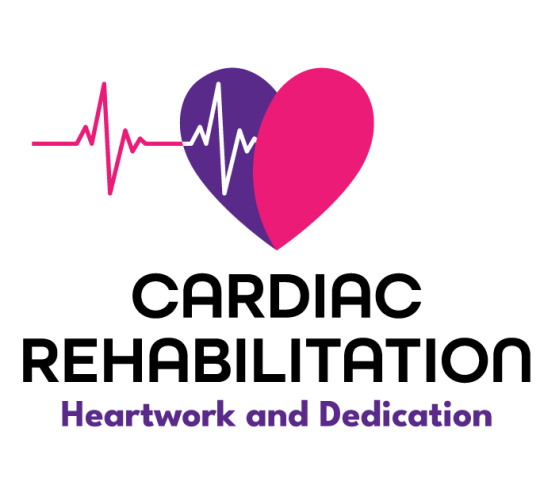 Official logo for Cardiac Rehabilitation Week from the American Association of Cardiovascular and Pulmonary Rehabilitation. A graphic of a pink and purple heart with a heartbeat monitor reading and the text "Cardiac Rehabilitation: Heartwork and Dedication".