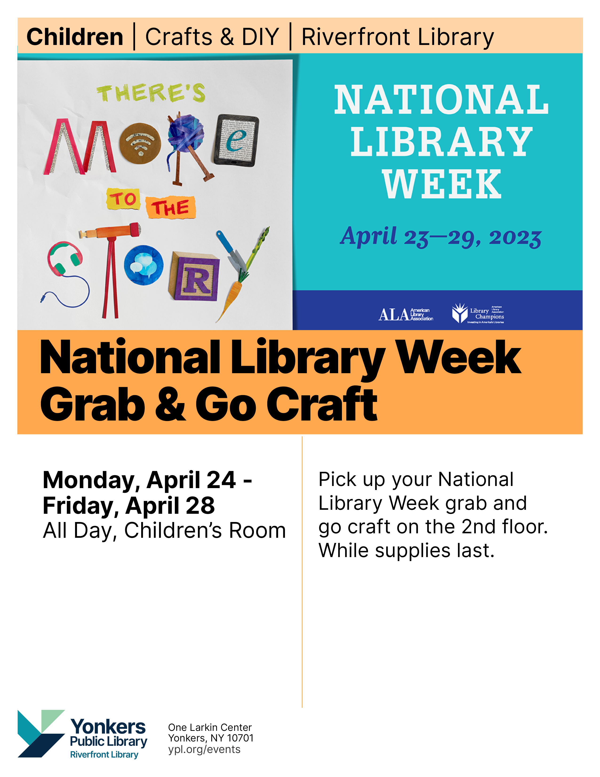 National Library Week grab and go