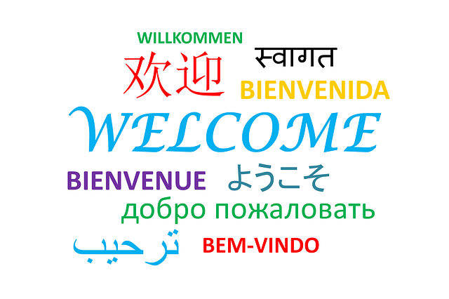 Welcome in many langauges