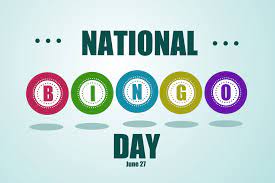 national bingo day june 27 
