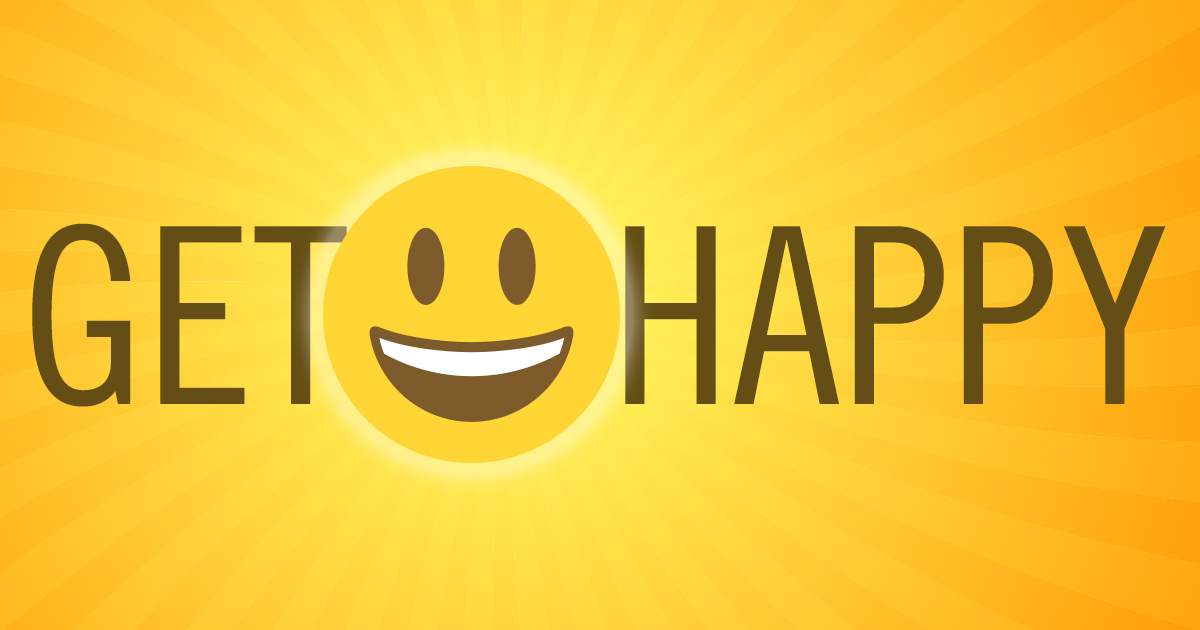 Image of a Get happy logo
