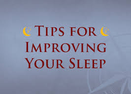 two small moons with words tips for improving your sleep