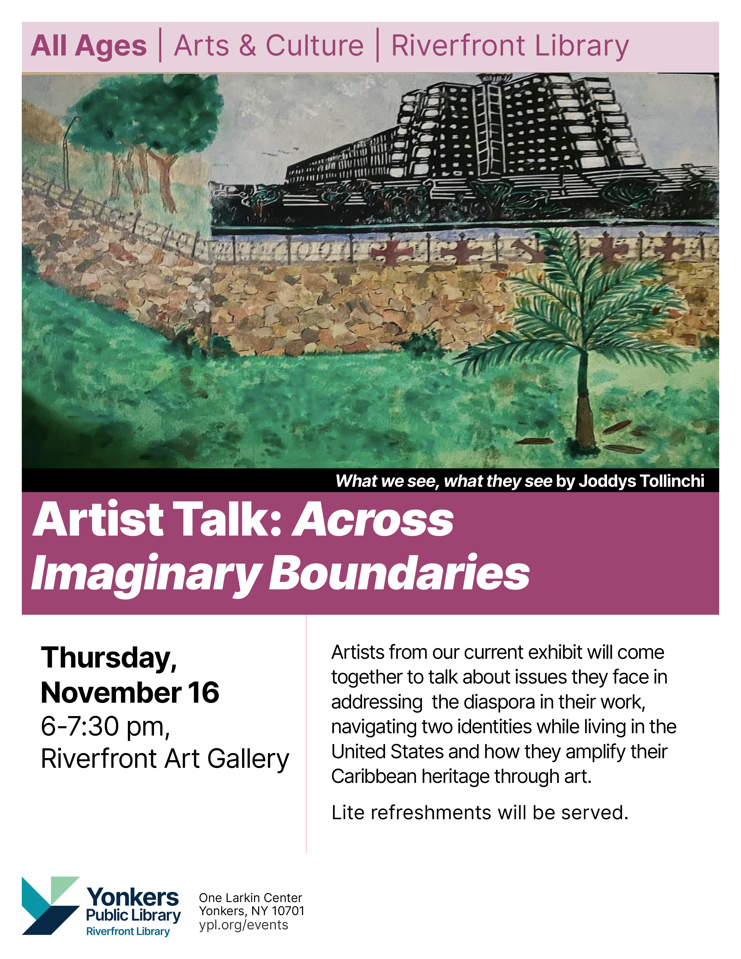 Across Imaginary Boundaries: Artist Talk
