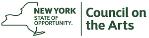 New York Council on the Arts logo - outline of New York State map