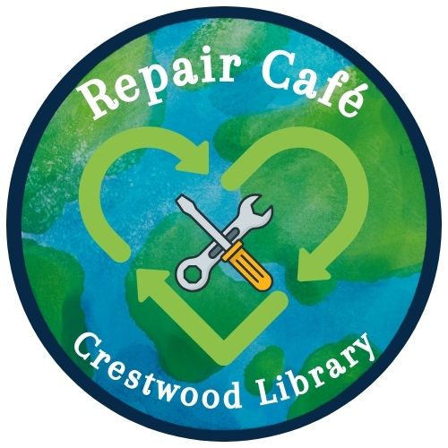 Image of the Crestwood Library Repair Cafe Logo