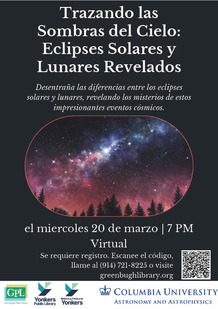 flyer in spanish with photo of sky