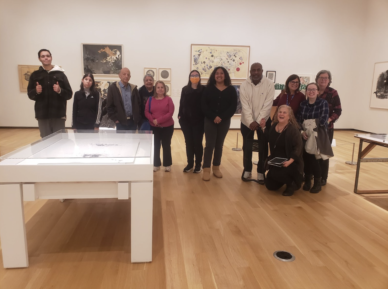 A group from the Crestwood Library at the Hudson River Museum.