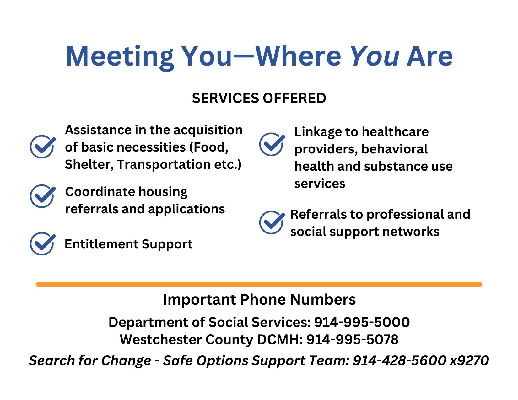 Meeting you where you are