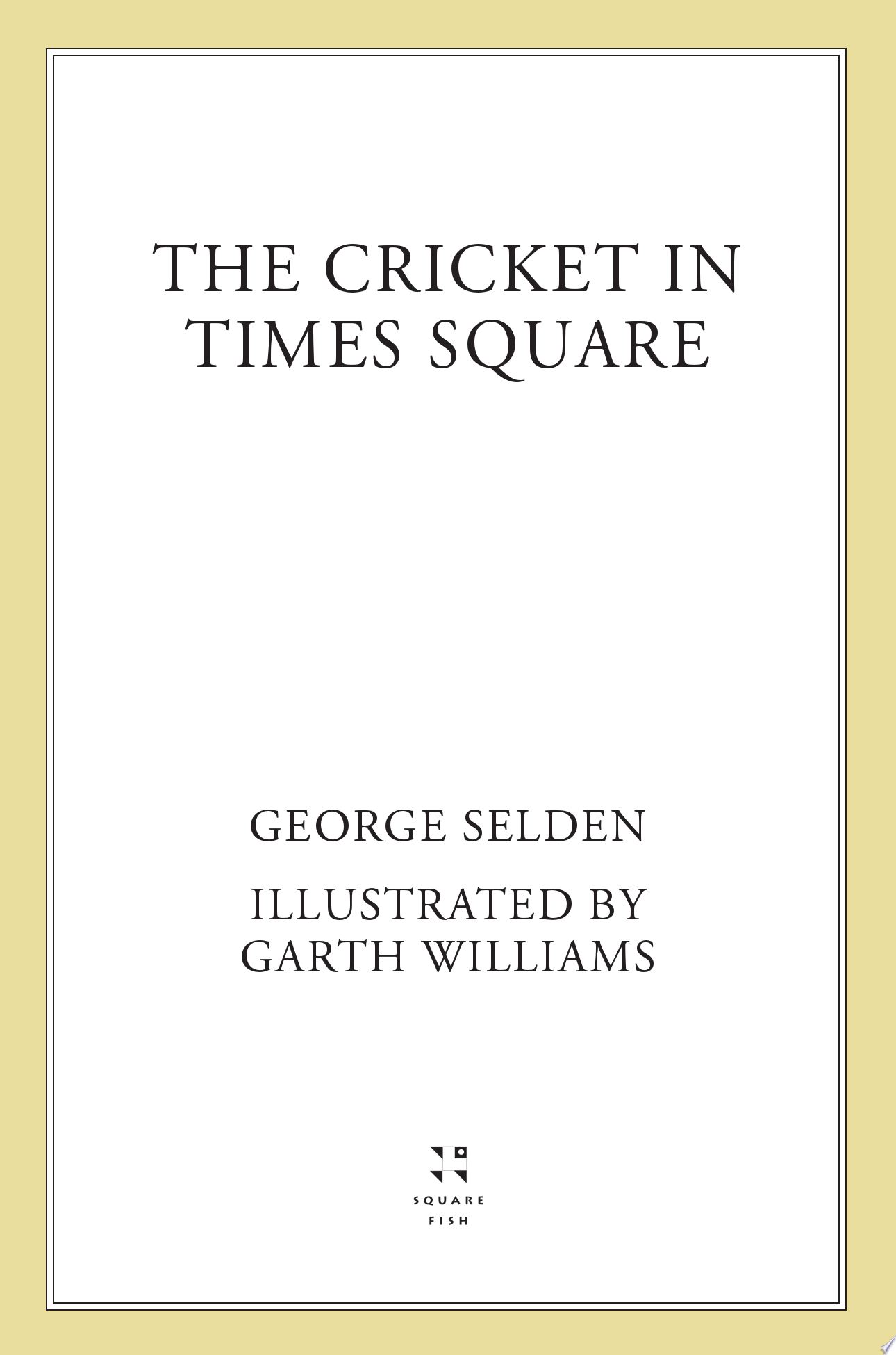 Image for "The Cricket in Times Square"