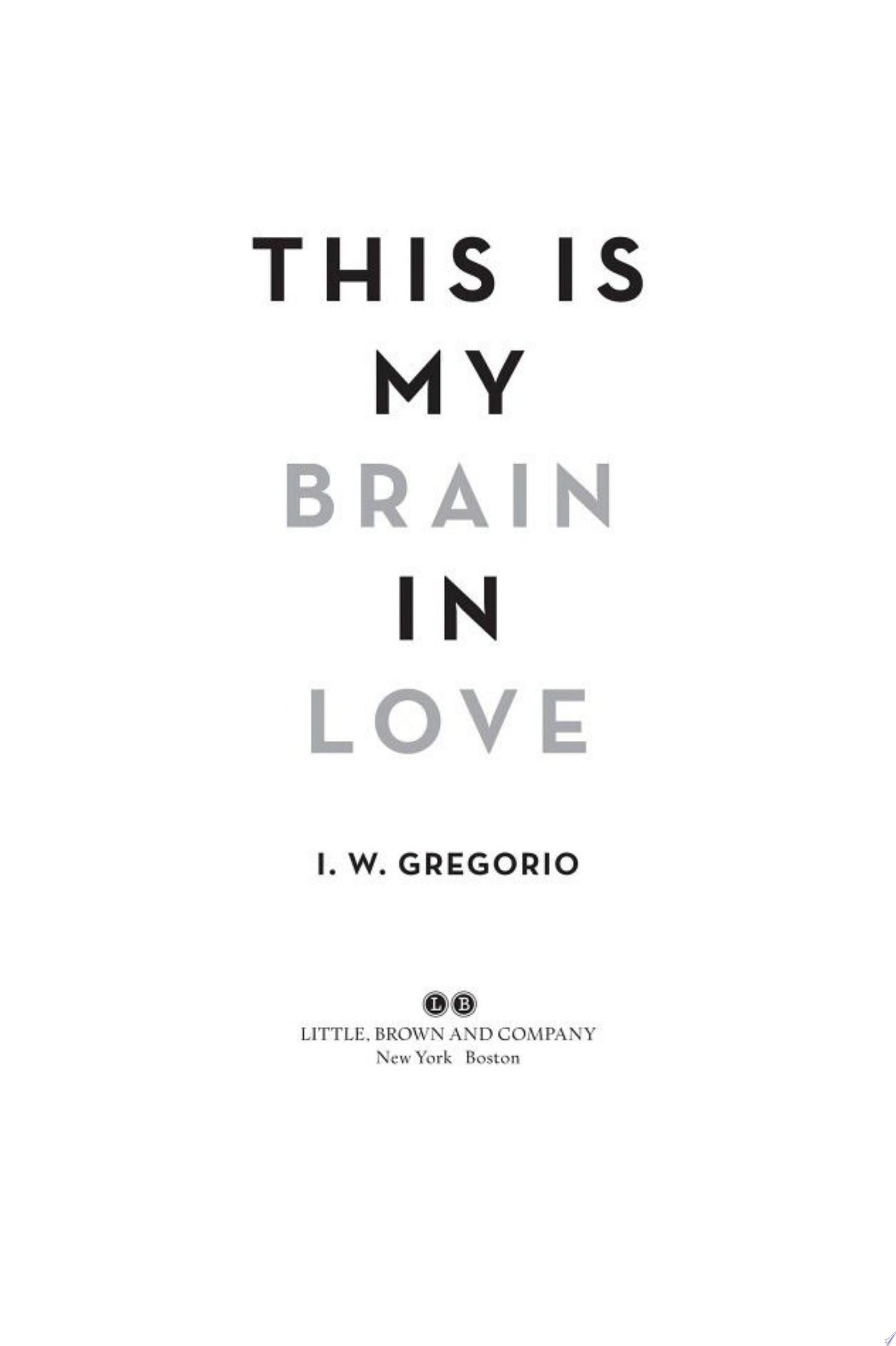 Image for "This Is My Brain in Love"