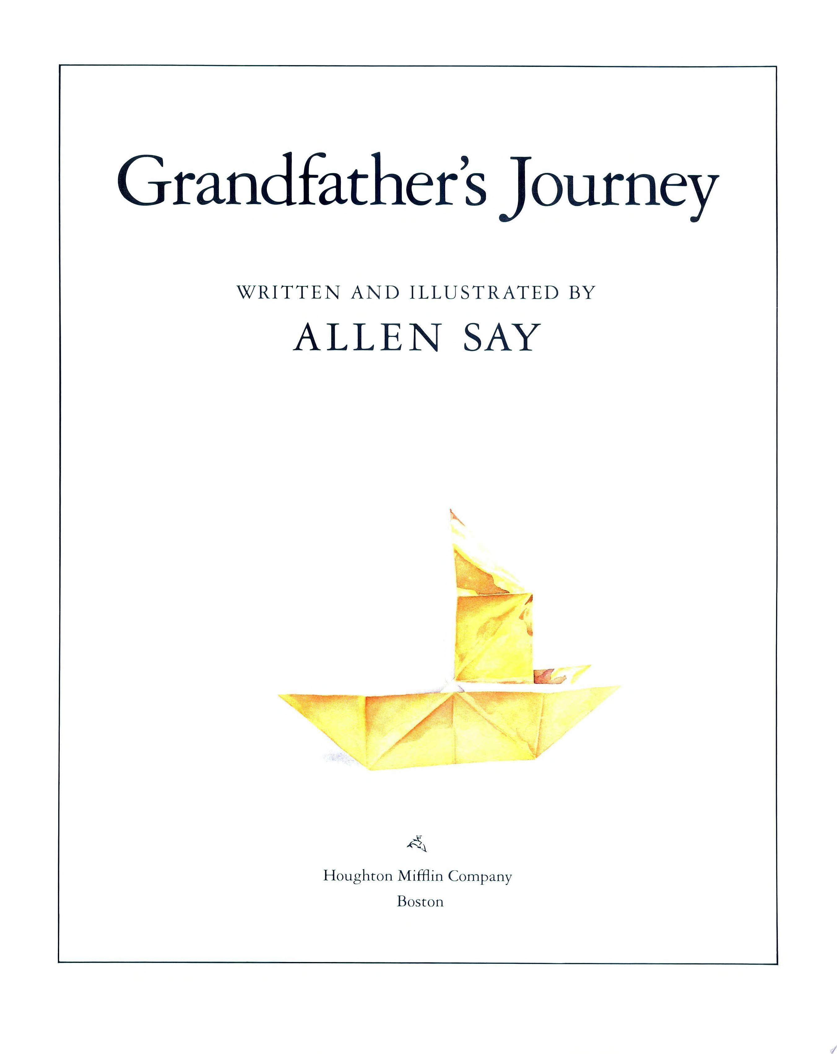 Image for "Grandfather's Journey"