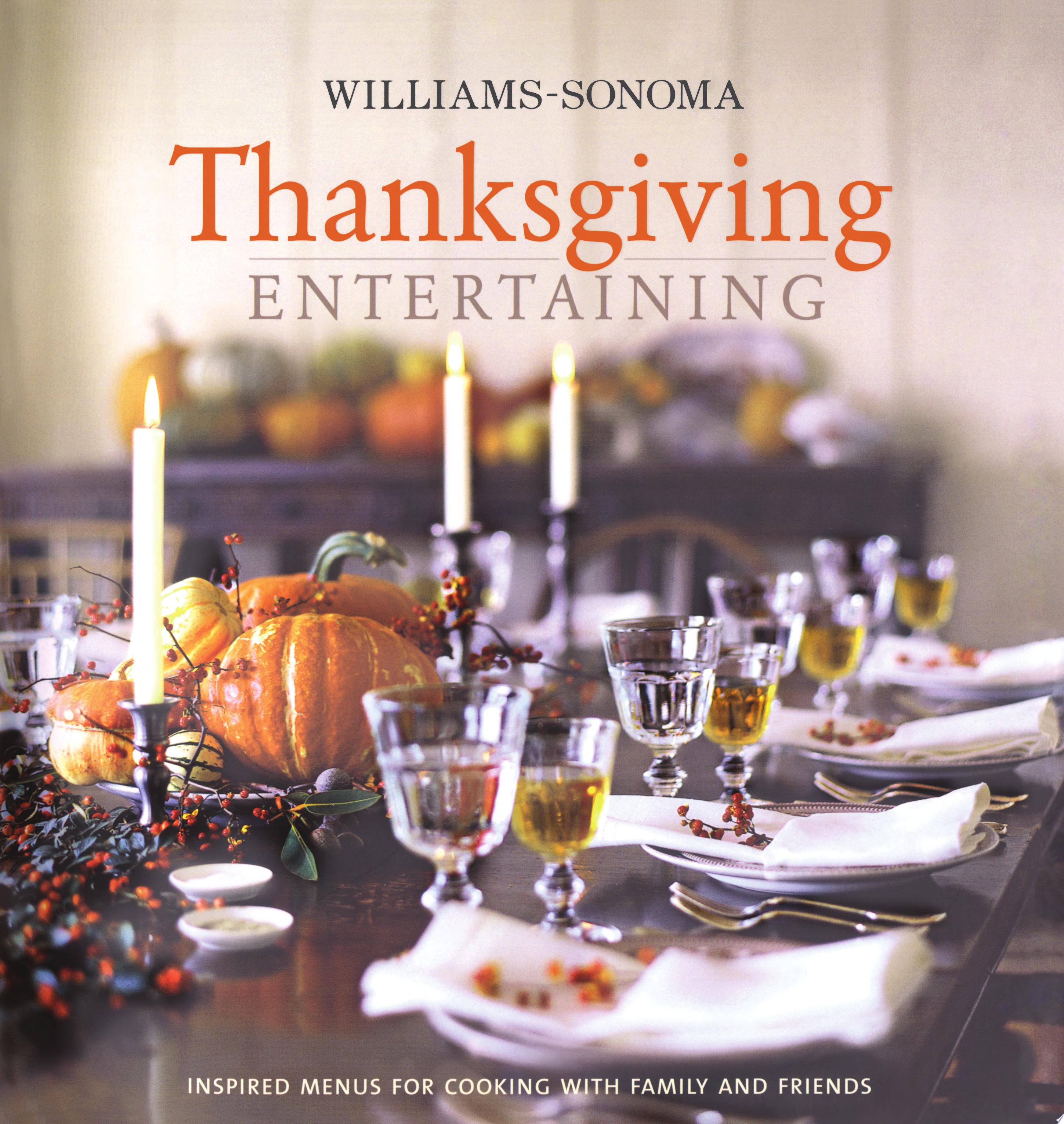 Image for "Williams-Sonoma Entertaining: Thanksgiving Entertaining"