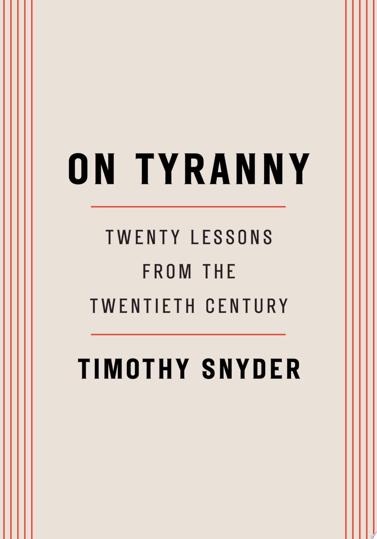 Image for "On Tyranny"