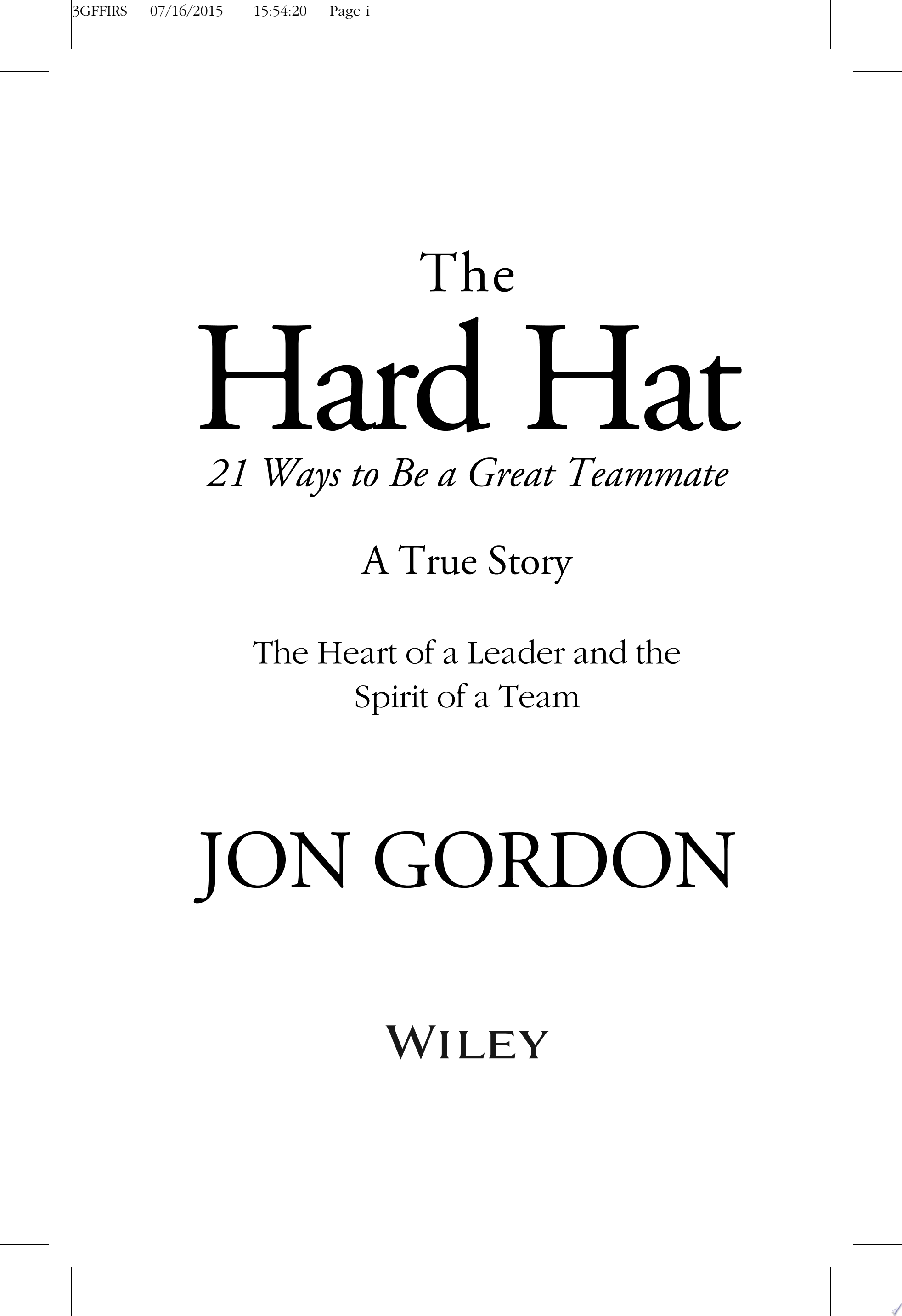 Image for "The Hard Hat"