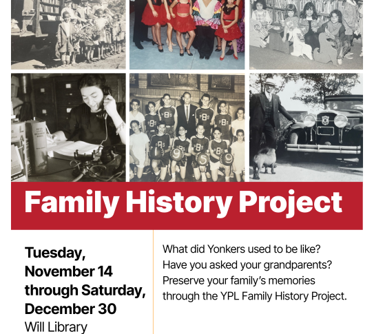 historical photos for Family History Project at the library
