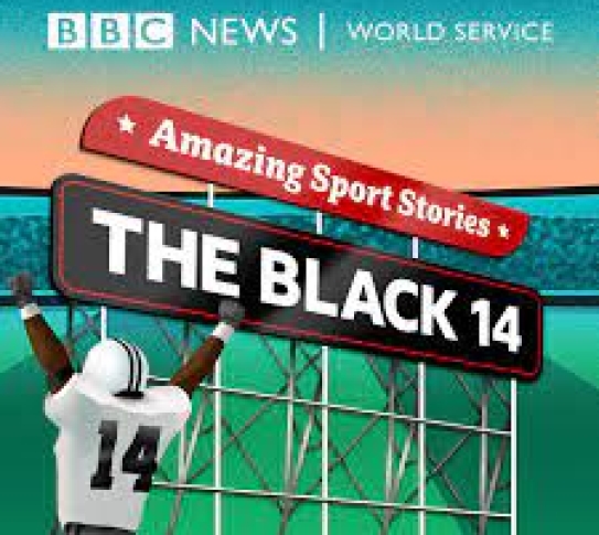 amazing sports stories: the black 14. football player