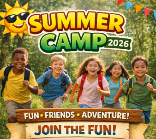 diverse group of kids running in the sunshine