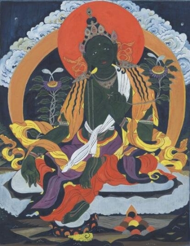 Copy of 18thc Green Tara by Roshan Houshmand