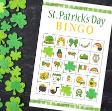Image of St. Patrick's Day BINGO card