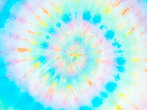 colorful image of swirled colors in tie-dye design