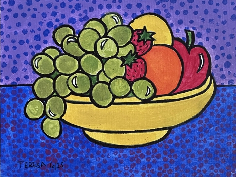 Pop Art Fruit Bowl