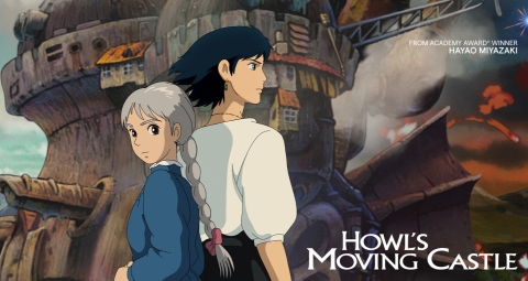 Horizontal poster for Howl's Moving Castle