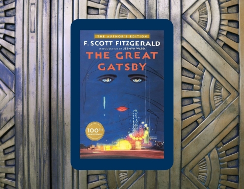 book cover of The Great Gatsby by F. Scott Fitzgerald