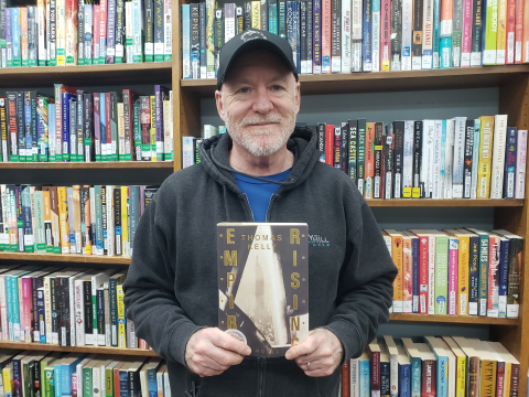 image of author and screenwriter Thomas Kelly at Crestwood Library