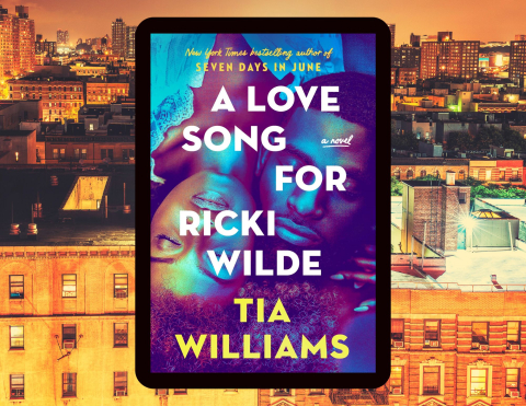The cover for A Love Song for Ricki Wilde by Tia Williams.