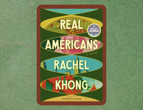 The cover for Real Americans by Rachel Khong.