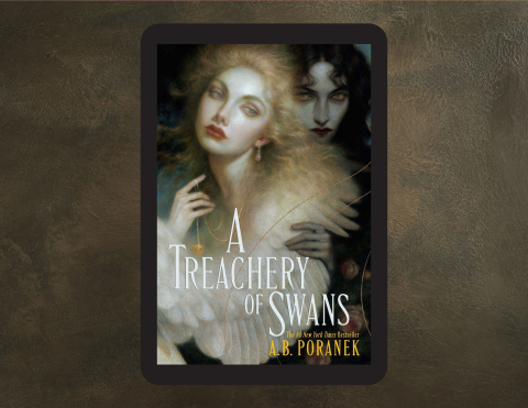 Book cover for A Treachery of Swans by A.B. Poraneck.
