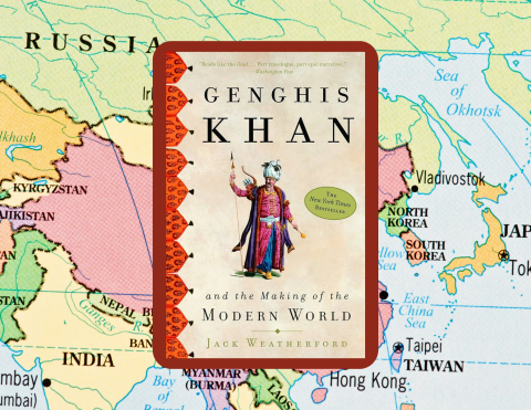 Cover for Genghis Khan and the Making of the Modern World by Jack Weatherford.