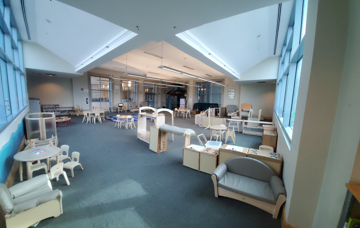 The Cove Playroom at Riverfront Library