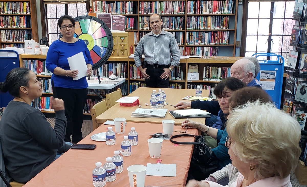 Image of Aureo and Sally Pinto in the Main Reading Room