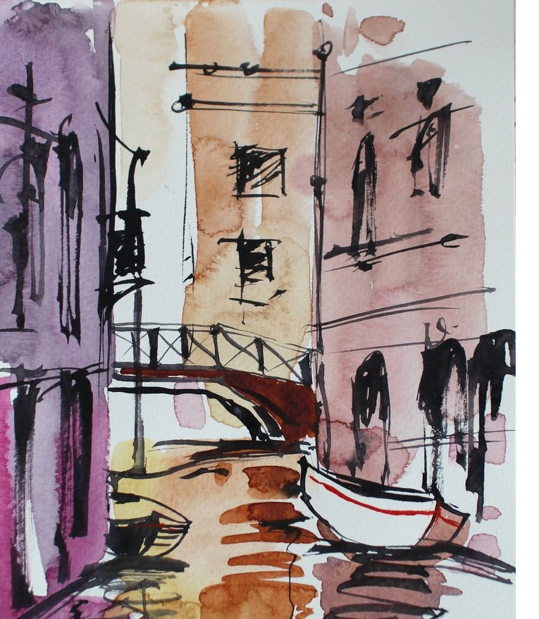 Image of Florence water color