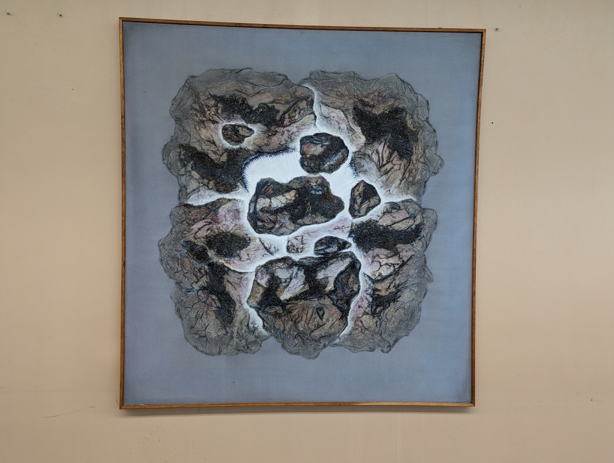 Light Series #84 Satish Joshi 1984 Mixed Media 68” x 72”