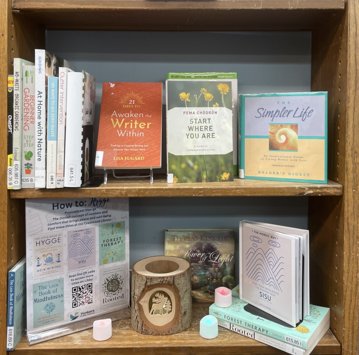 Photo of Positive Psych Books and candles