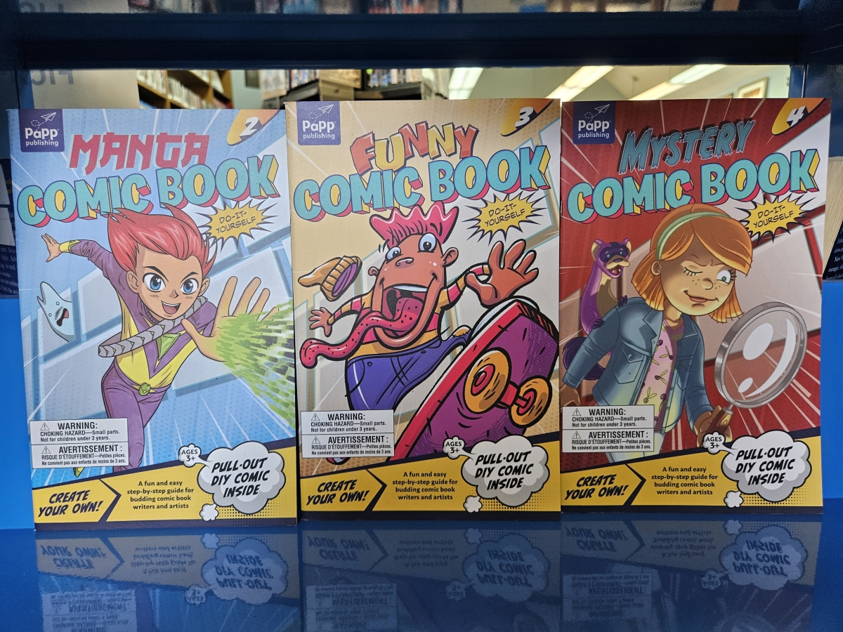 Picture of 3 DIY Comic Books