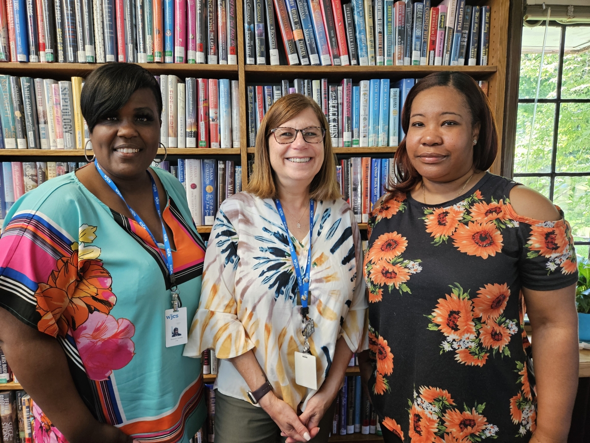photo of Vanessa Lesane new NNORC Nurse with Valerie Litt and Alexis Smith