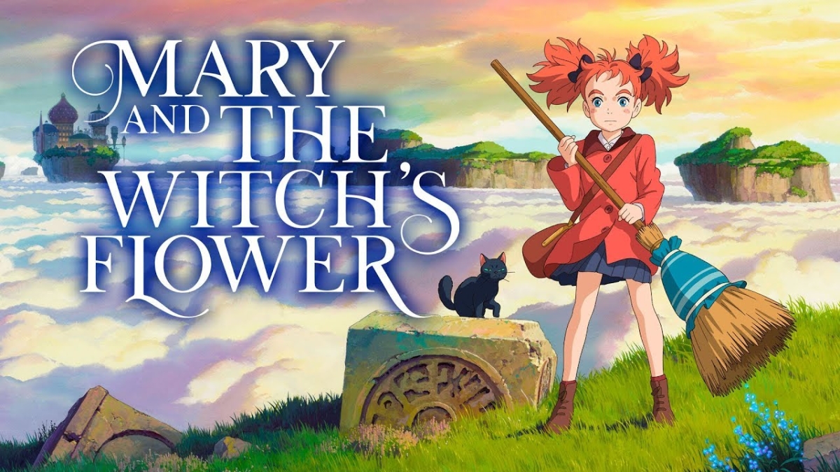 Horizontal poster for Mary and the Witch's Flower. Draft, more description to follow.