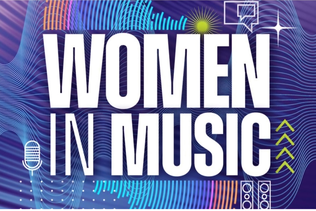 Image of Women in Music Graphic Title