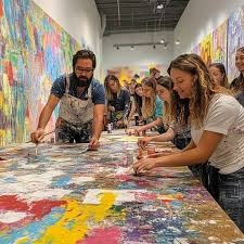 Come paint with our artist-in-residence