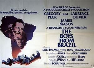 A Nazi hunter in Paraguay discovers a sinister and bizarre plot to rekindle the Third Reich.