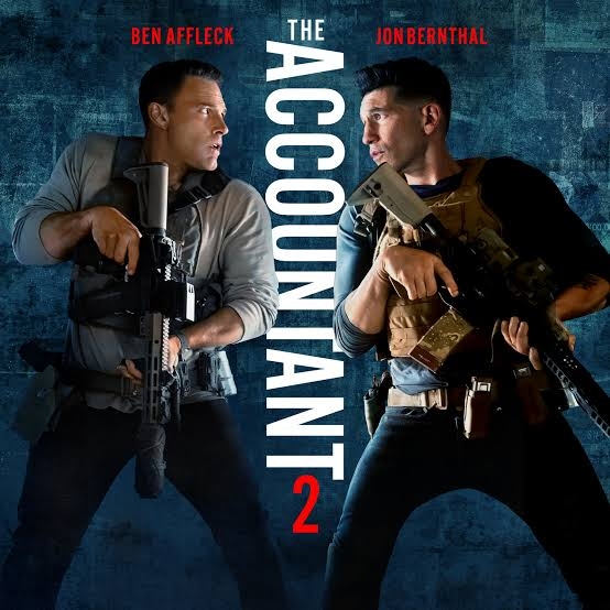 Poster for the movie The Accountant 2 featuring both main characters