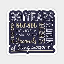 99 years sticker