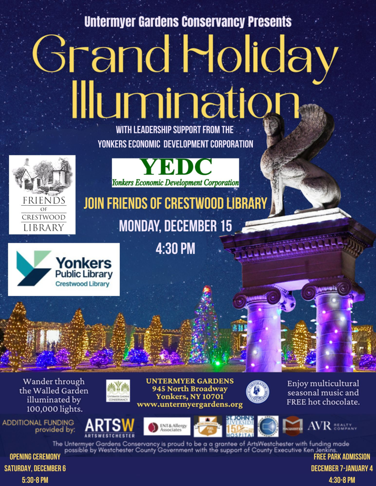 Image of Untermyer Grand Illumination Flyer