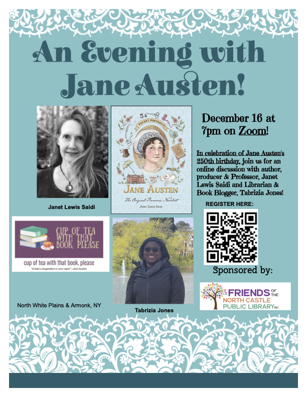 An evening with Jane Austen.
