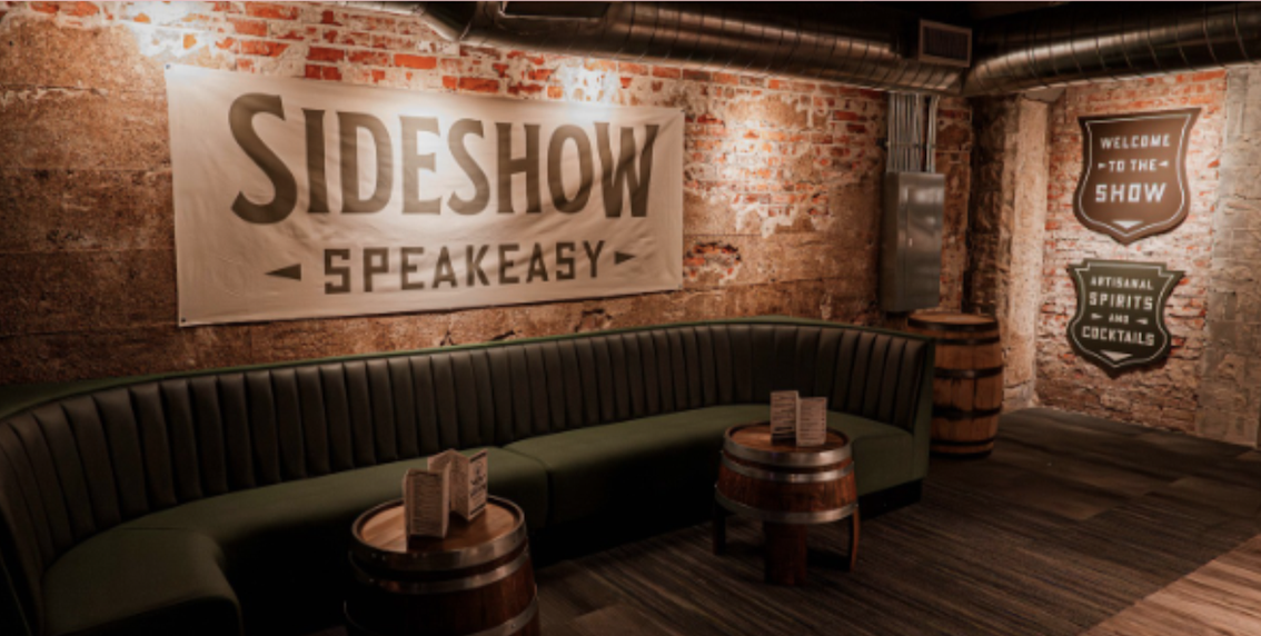 A photo of a speakeasy.