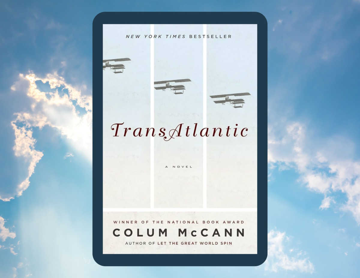 The cover for Transatlantic by Colum McCann.