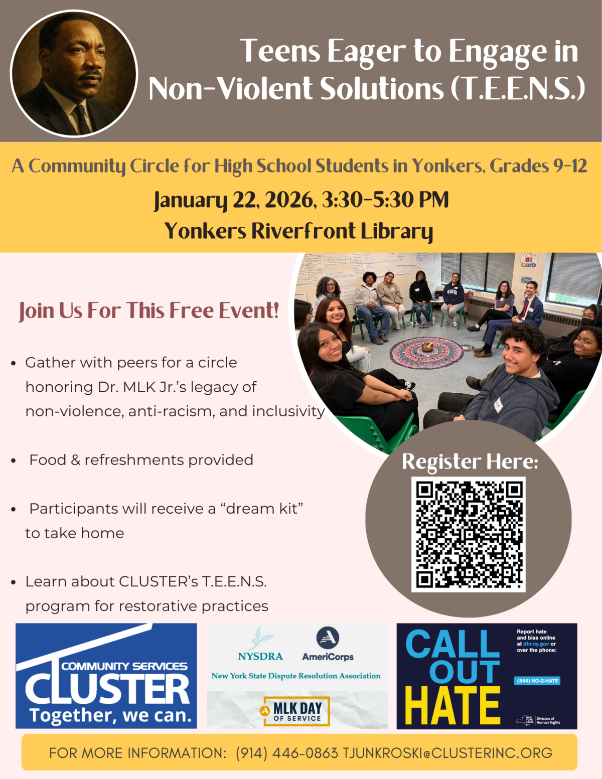 Teens Eager to Engage in Non-Violent Solutions (T.E.E.N.S) 